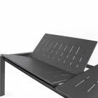 Uitschuifbare tafel in aluminium, modern design voor outdoor homemotion - Casper Viadurini