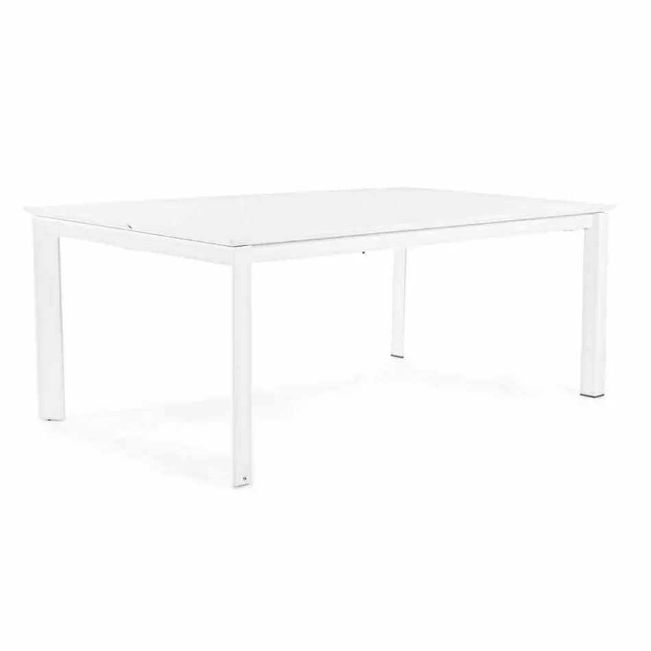 Uitschuifbare tafel in aluminium, modern design voor outdoor homemotion - Casper Viadurini