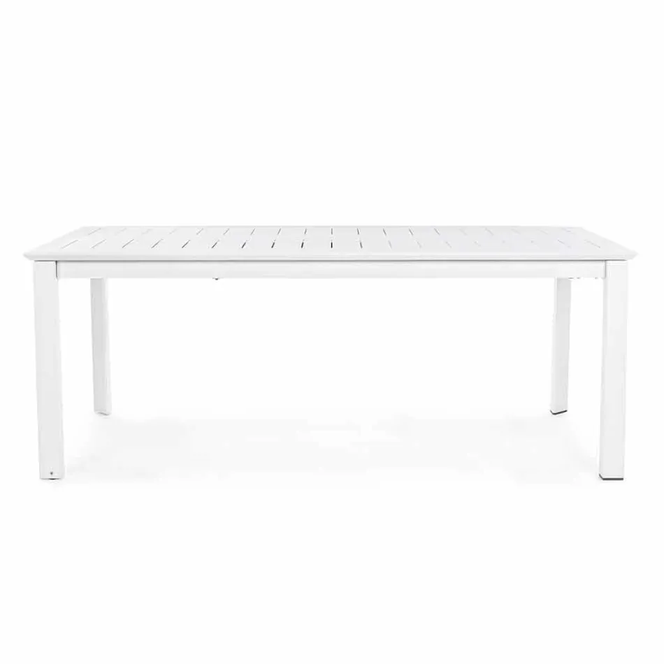 Uitschuifbare tafel in aluminium, modern design voor outdoor homemotion - Casper Viadurini