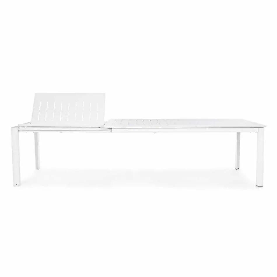 Uitschuifbare tafel in aluminium, modern design voor outdoor homemotion - Casper Viadurini