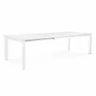 Uitschuifbare tafel in aluminium, modern design voor outdoor homemotion - Casper Viadurini