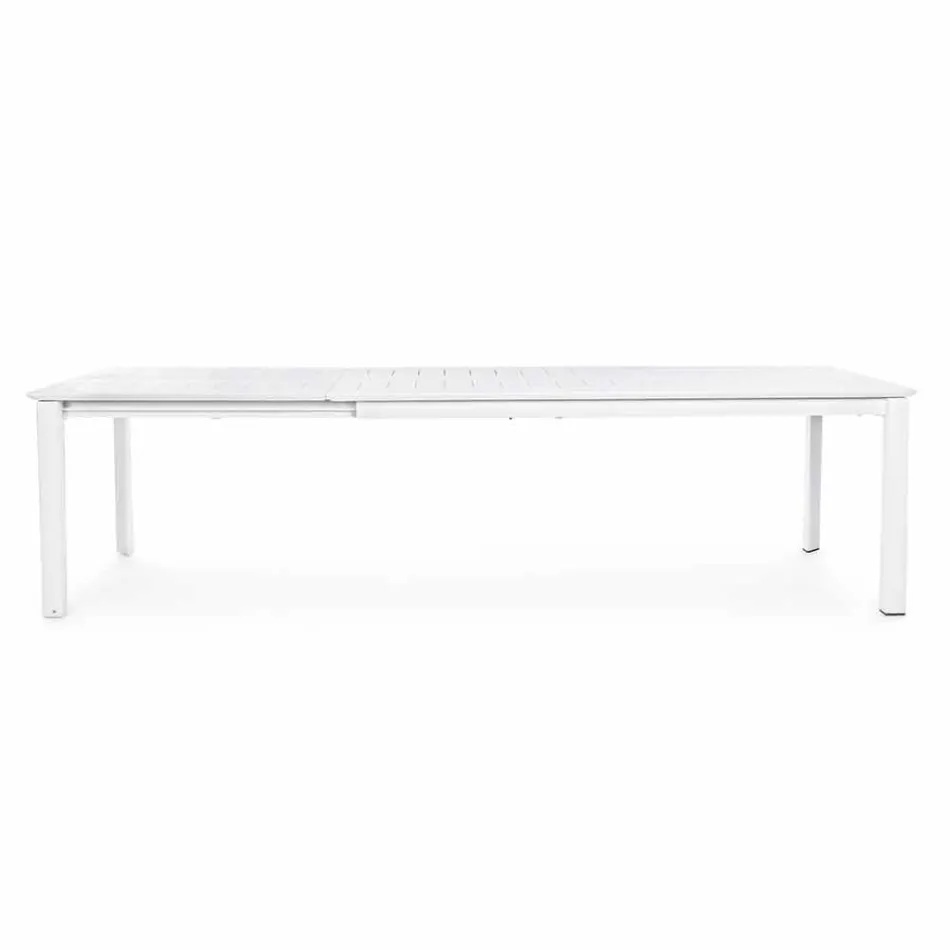 Uitschuifbare tafel in aluminium, modern design voor outdoor homemotion - Casper Viadurini