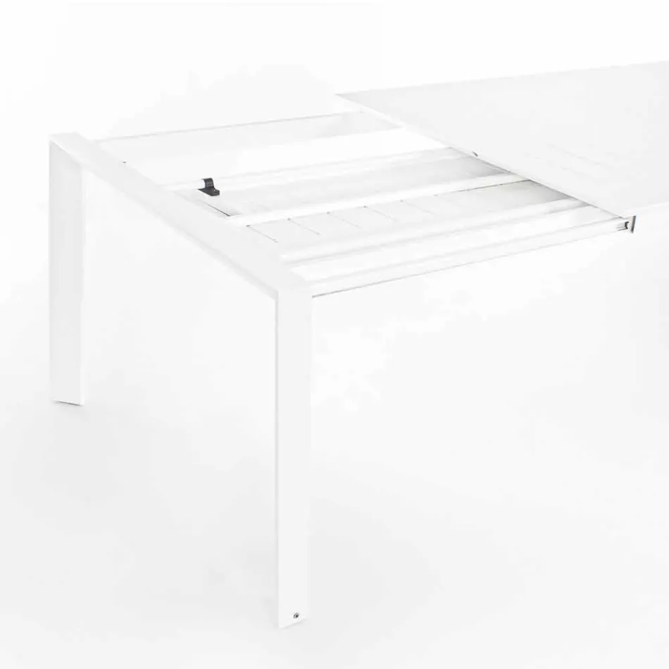 Uitschuifbare tafel in aluminium, modern design voor outdoor homemotion - Casper Viadurini