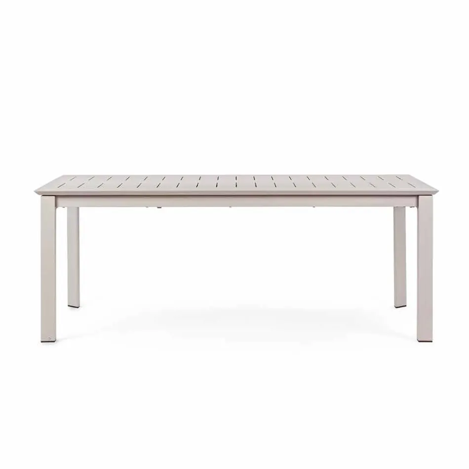 Uitschuifbare tafel in aluminium, modern design voor outdoor homemotion - Casper Viadurini