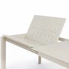 Uitschuifbare tafel in aluminium, modern design voor outdoor homemotion - Casper Viadurini