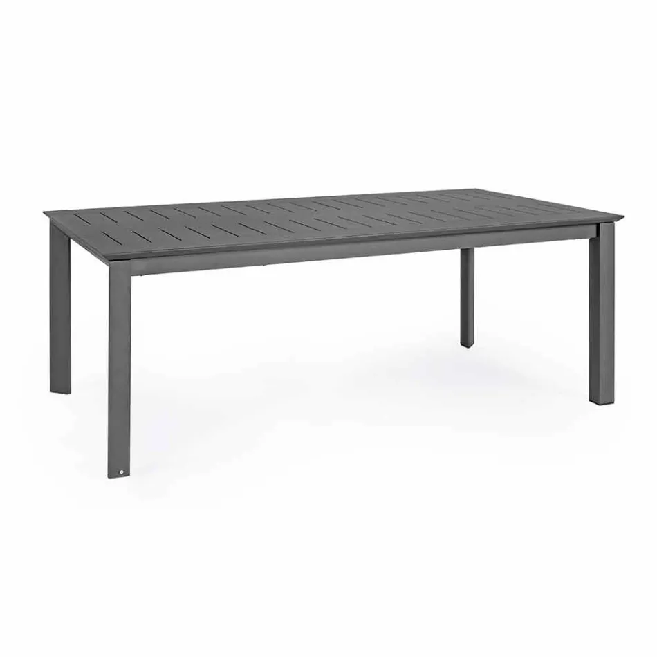 Uitschuifbare tafel in aluminium, modern design voor outdoor homemotion - Casper Viadurini