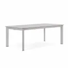 Uitschuifbare tafel in aluminium, modern design voor outdoor homemotion - Casper Viadurini