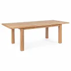 Uitschuifbare houten tuintafel voor 6 personen Homemotion - Hunter Viadurini