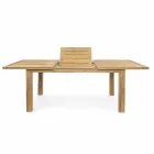 Uitschuifbare houten tuintafel voor 6 personen Homemotion - Hunter Viadurini