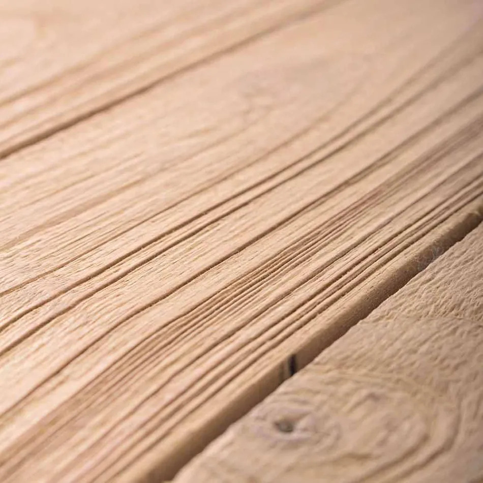 Uitschuifbare houten tuintafel voor 6 personen Homemotion - Hunter Viadurini