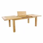 Uitschuifbare houten tuintafel voor 6 personen Homemotion - Hunter Viadurini