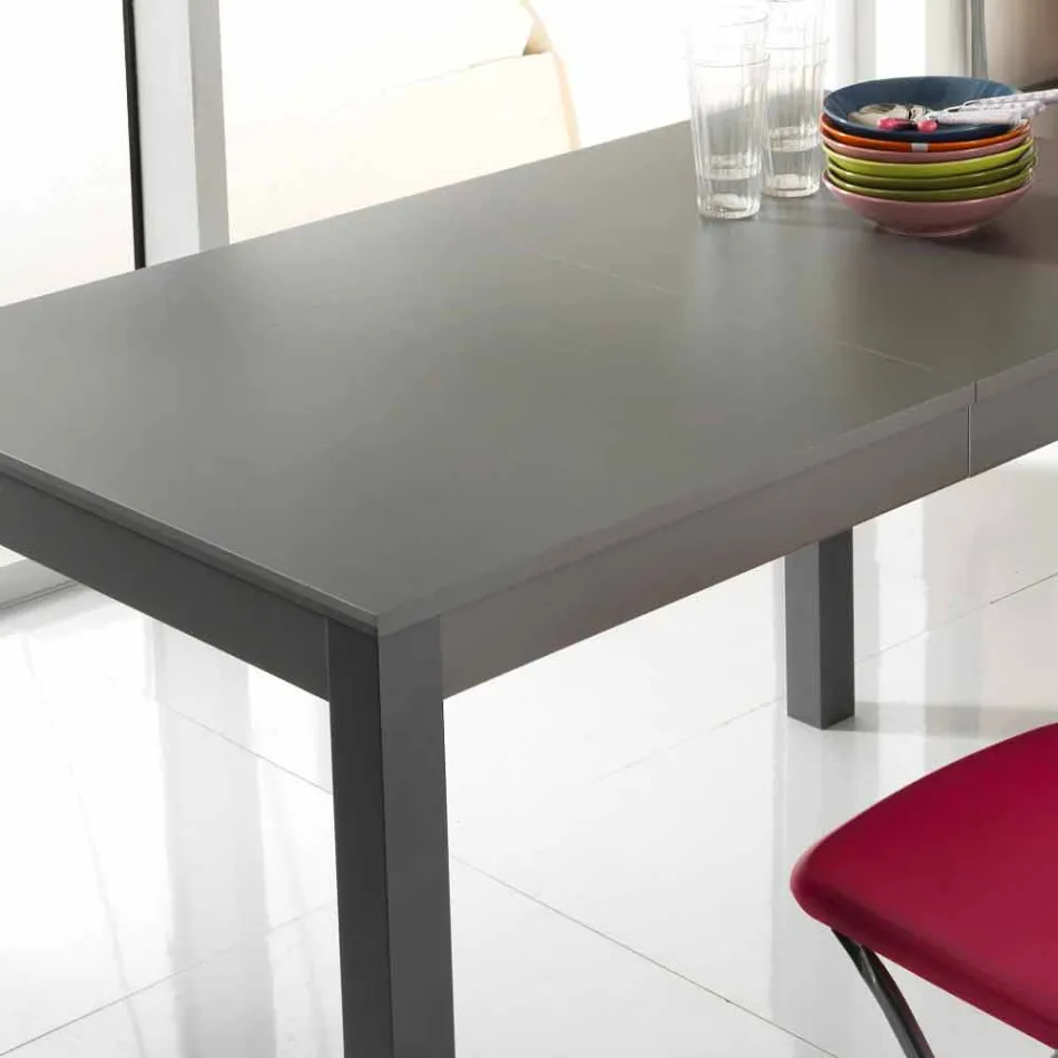 Uitschuifbare tafel in beukenhout gemaakt in Italië Tito Viadurini