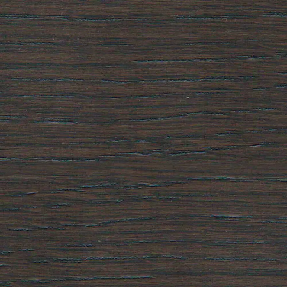 Uitschuifbare tafel in essenhout met grijs gelakte zijbanden - Ketla Viadurini