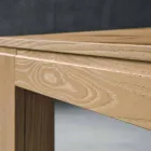 Uitschuifbare eikenhouten tafel Made in Italy - Sondrio Viadurini