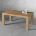 Uitschuifbare eikenhouten tafel Made in Italy - Sondrio Viadurini