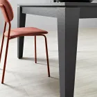 Uitschuifbare tafel in melamine met verschillende afwerkingen Made in Italy - Lily Viadurini