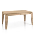 Uitschuifbare melaminetafel met verschillende afwerkingen Made in Italy - Lily Viadurini