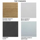 Moderne uitschuifbare tafel voor 14 personen met laminaatblad Made in Italy - Ezzellino Viadurini