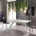 Uitschuifbare tafel tot 270 cm modern met metalen poten, Villongo