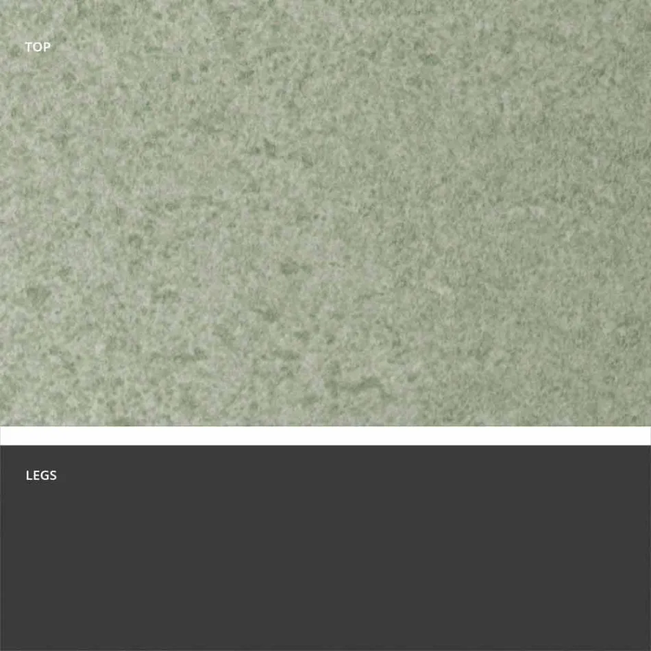 Moderne uitschuifbare tafel met steengoed blad gemaakt in Italië, Erve Viadurini