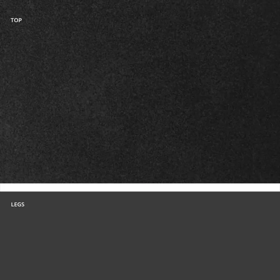 Moderne uitschuifbare tafel met steengoed blad gemaakt in Italië, Erve Viadurini