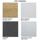 Moderne uitschuifbare tafel met gelamineerd houten blad Made in Italy – Settimmio Viadurini