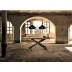 Moderne uitschuifbare tafel in eikenhout Made in Italy - Oncino Viadurini