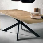 Moderne uitschuifbare tafel in eikenhout Made in Italy - Oncino Viadurini