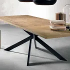 Moderne uitschuifbare tafel in eikenhout Made in Italy - Oncino Viadurini