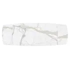 Uitschuifbare tafel met keramisch blad en ijzeren onderstel - Incrocio Viadurini