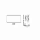 Hoge tafel met HPL-blad en polyethyleen onderstel Made in Italy - Tinuccia Viadurini