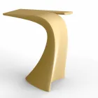 Ontwerp hoge buitentafel H 100 cm, in polyethyleen, Wing Vondom Viadurini