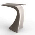Ontwerp hoge buitentafel H 100 cm, in polyethyleen, Wing Vondom Viadurini