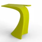 Ontwerp hoge buitentafel H 100 cm, in polyethyleen, Wing Vondom Viadurini