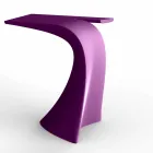 Ontwerp hoge buitentafel H 100 cm, in polyethyleen, Wing Vondom Viadurini