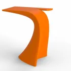 Ontwerp hoge buitentafel H 100 cm, in polyethyleen, Wing Vondom Viadurini