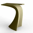 Ontwerp hoge buitentafel H 100 cm, in polyethyleen, Wing Vondom Viadurini