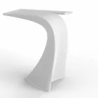 Ontwerp hoge buitentafel H 100 cm, in polyethyleen, Wing Vondom Viadurini