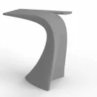 Ontwerp hoge buitentafel H 100 cm, in polyethyleen, Wing Vondom Viadurini