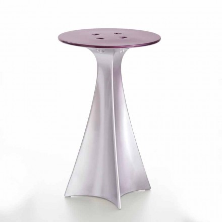 Modern design hoge tafel, in polyethyleen - Jet Next van Slide Viadurini