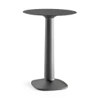Hoge ronde tafel van polyethyleen met HPL-blad Made in Italy - Pito Viadurini