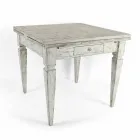 Uitschuifbare Artisan tafel tot 170 cm in hout Made in Italy - Marseille Viadurini