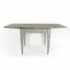 Uitschuifbare Artisan tafel tot 170 cm in hout Made in Italy - Marseille Viadurini