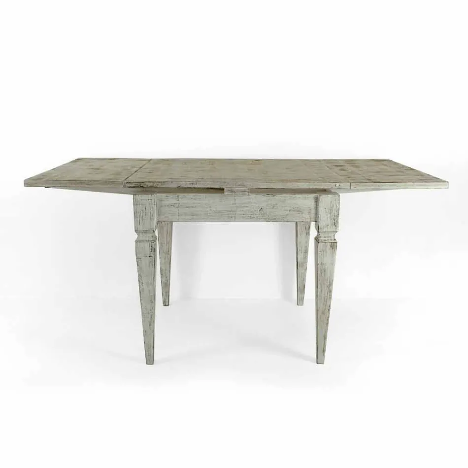 Uitschuifbare Artisan tafel tot 170 cm in hout Made in Italy - Marseille Viadurini