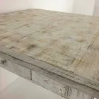 Uitschuifbare Artisan tafel tot 170 cm in hout Made in Italy - Marseille Viadurini
