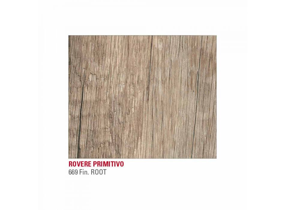 Tafel met uitschuifbaar blad tot 334 cm houteffect Made in Italy - Bavaria Viadurini