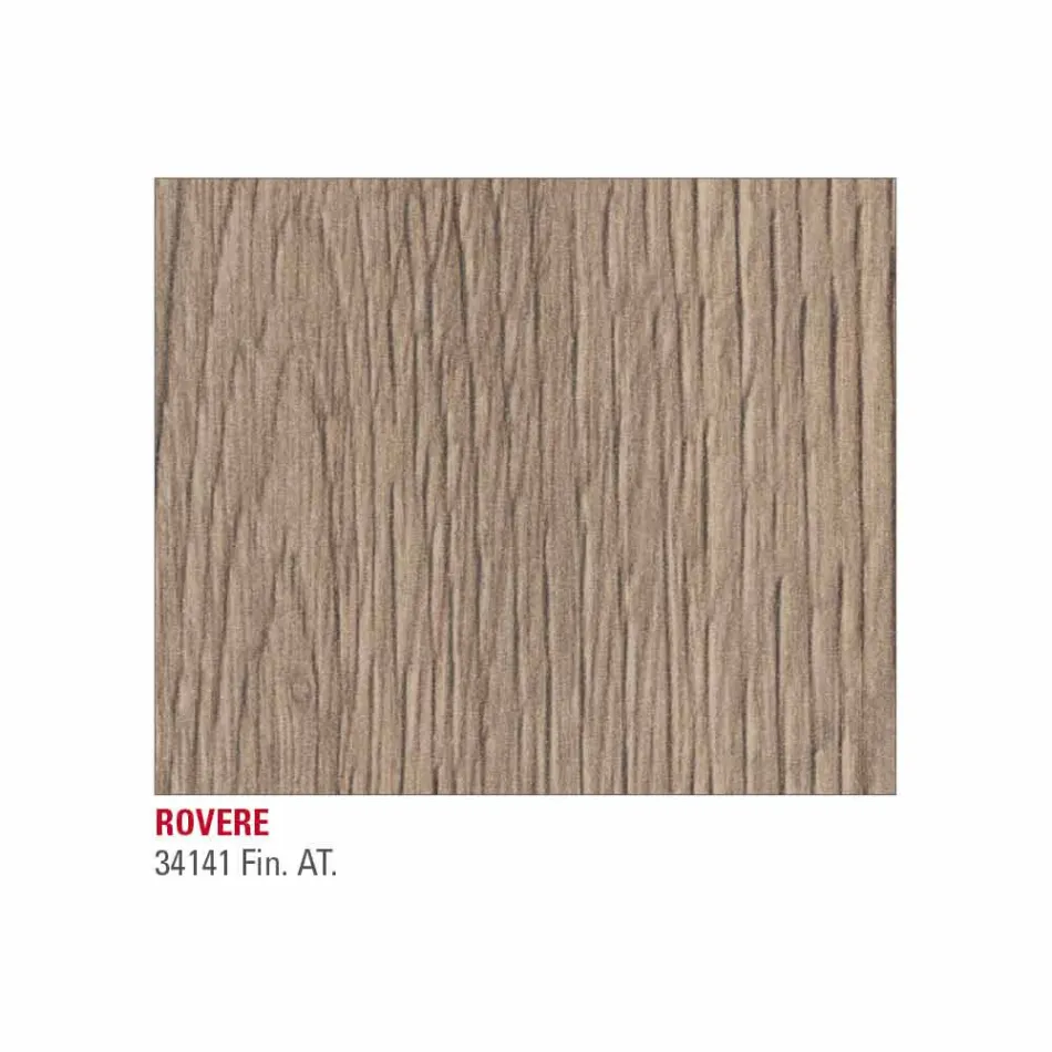 Tafel met uitschuifbaar blad tot 334 cm houteffect Made in Italy - Bavaria Viadurini