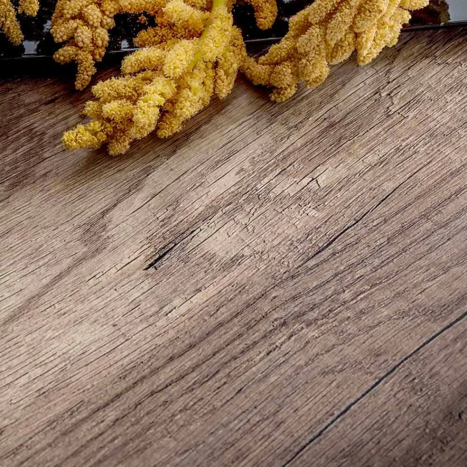 Tafel met uitschuifbaar blad tot 334 cm houteffect Made in Italy - Bavaria Viadurini