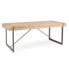 Homemotion dennenhouten tafel in industriële stijl - Wallie Viadurini