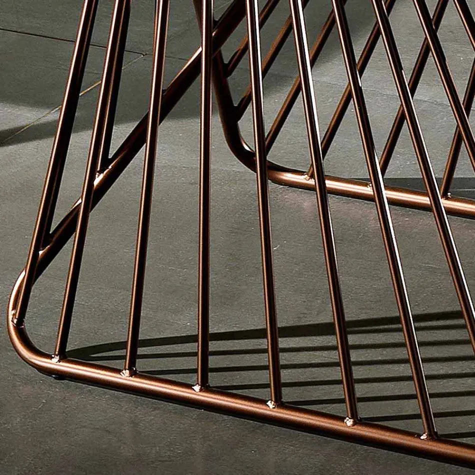 Tafel met top gemaakt in Italië modern glaskeramiek, Mitia Viadurini